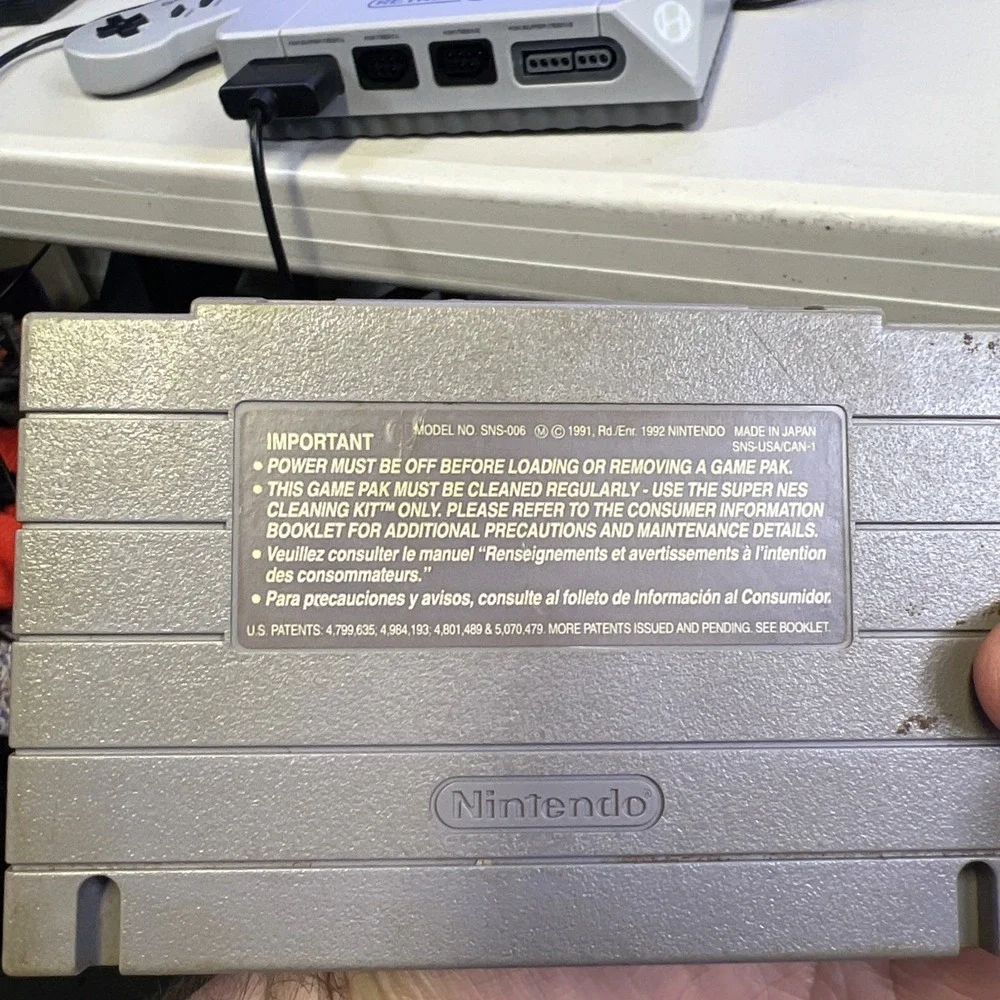 Street Fighter II Turbo Hyper Fighting Super Nintendo SNES Capcom Tested!